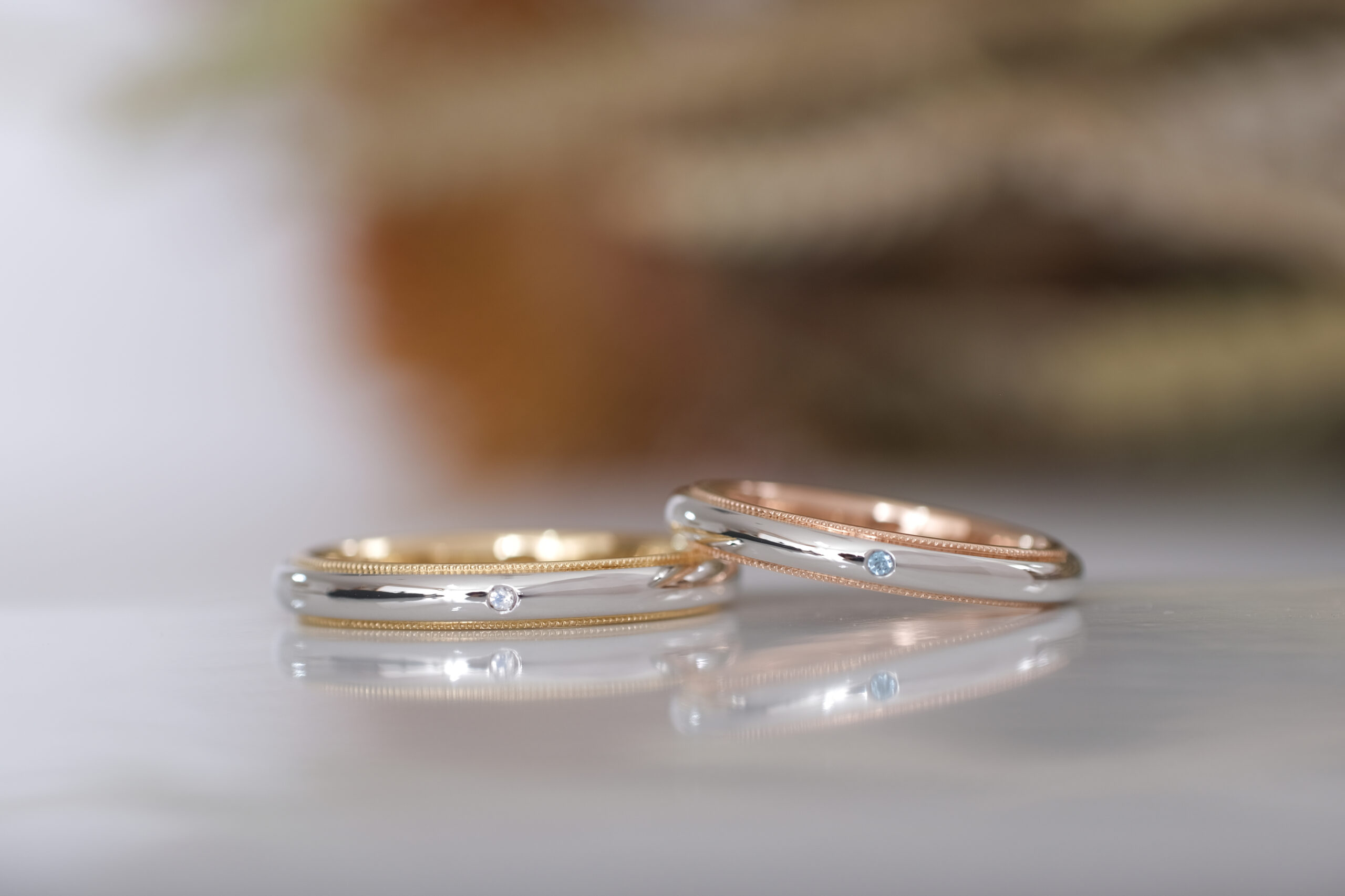 人気のコンビネーション結婚指輪 - 千葉の結婚指輪手作りとオーダー 